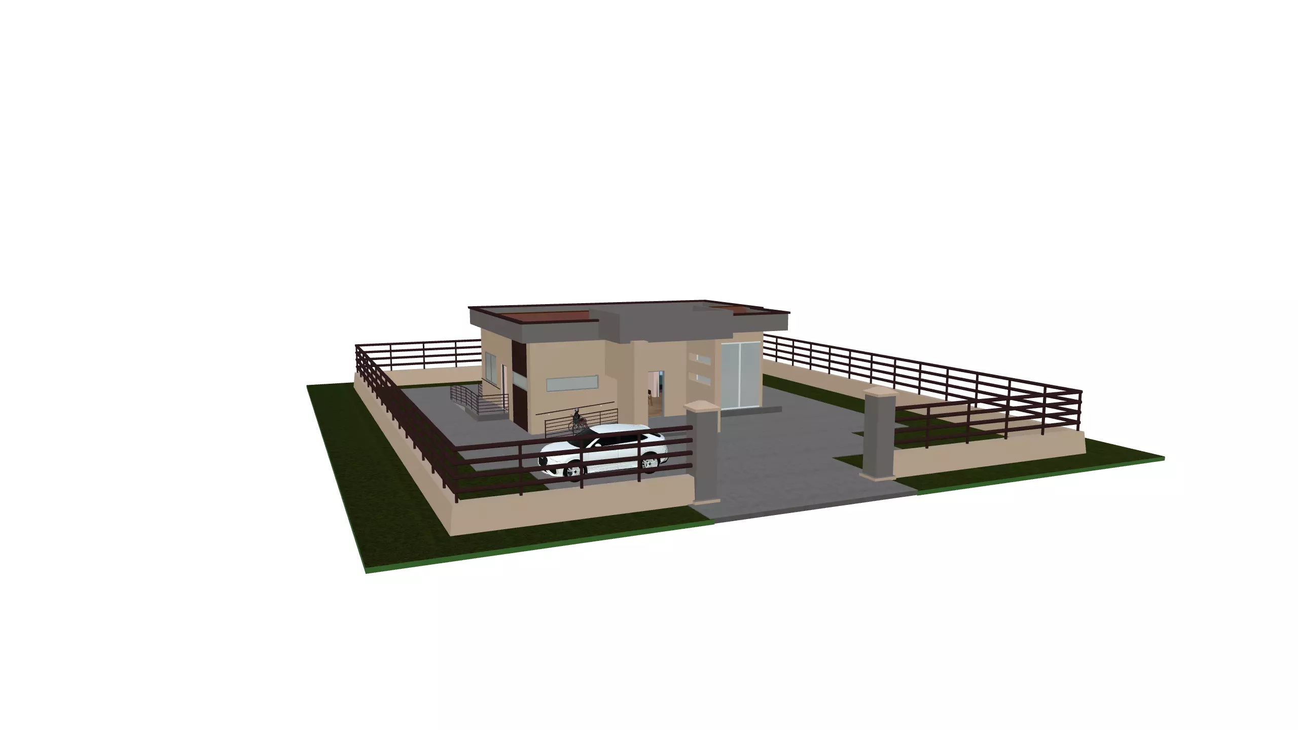 Disability home Free 3D model