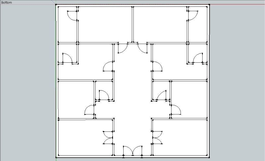Open Floor Plan 3D model_0