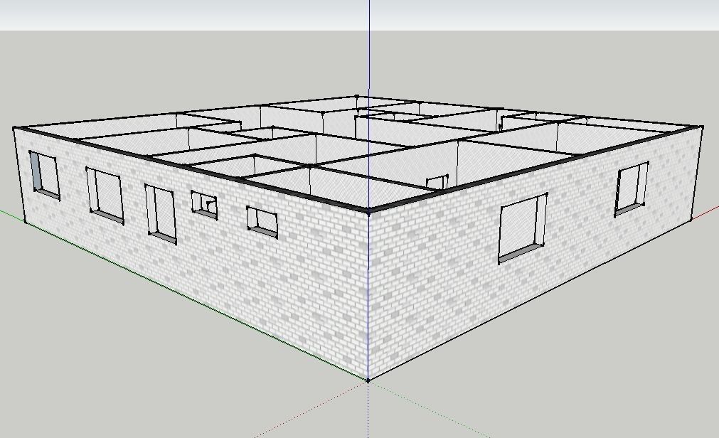 Open Floor Plan 3D model_6