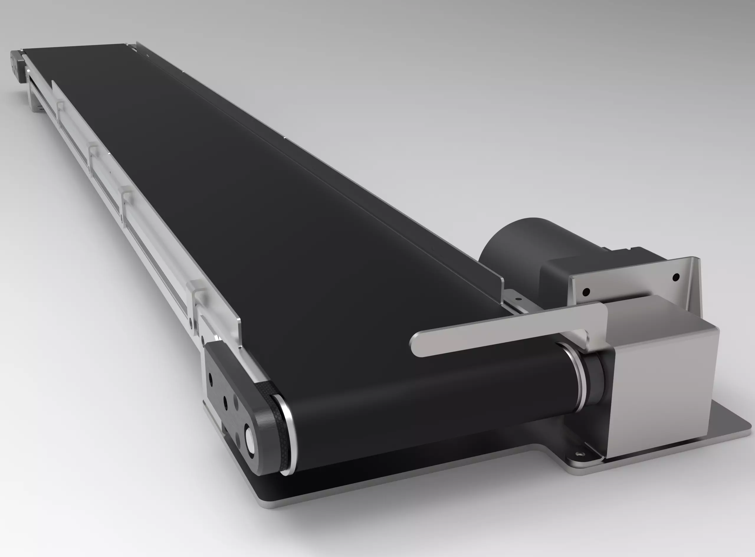 Table Top Belt Conveyor Low-poly 3D model_0