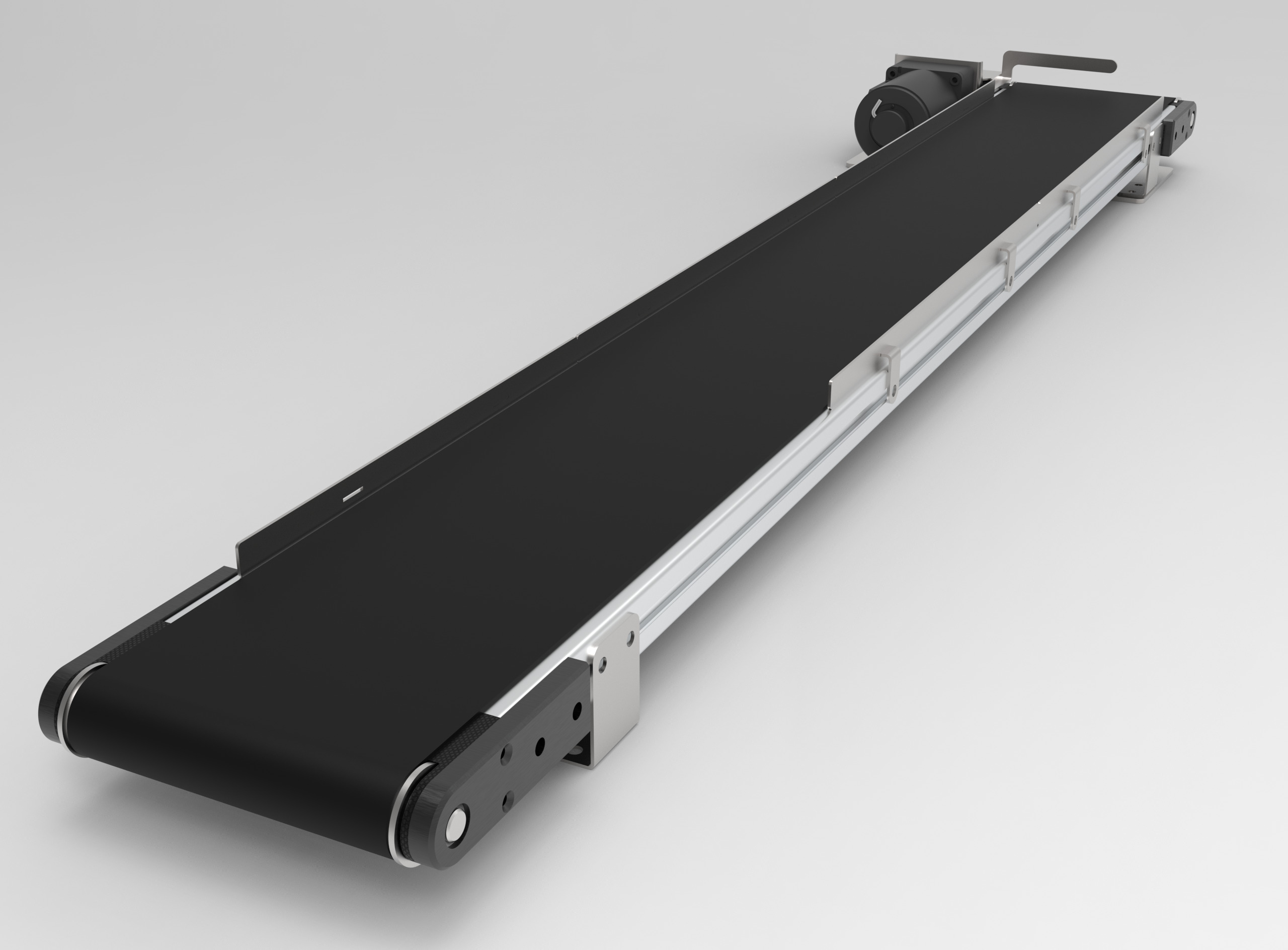 Table Top Belt Conveyor Low-poly 3D model_5