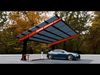 L Type 2 Car Solar Carport 3D model_2