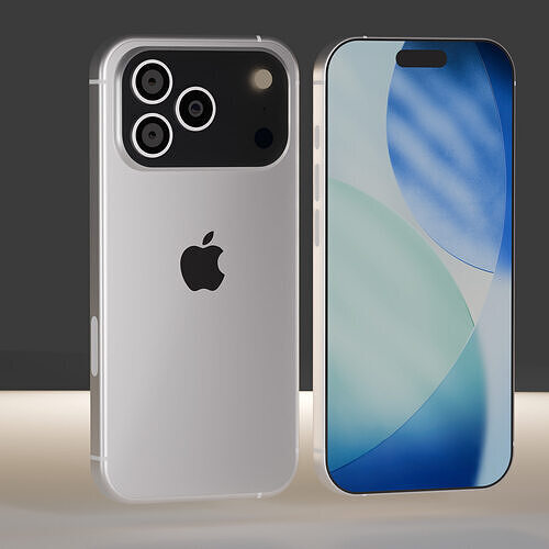 iphone 17 pro max  Low-poly 3D model