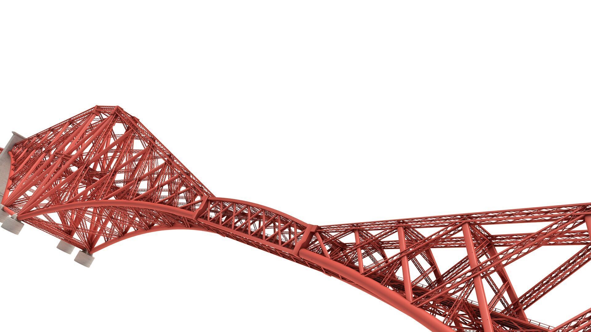 Forth Bridge 3D model_1