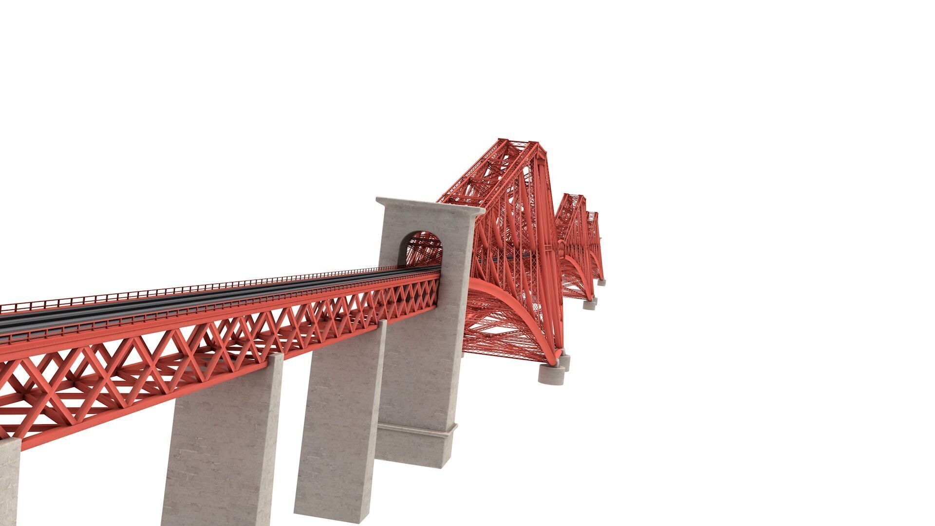 Forth Bridge 3D model_3
