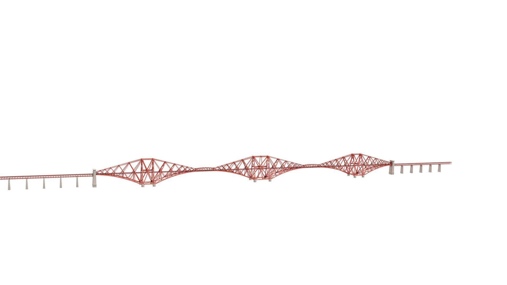 Forth Bridge 3D model_6