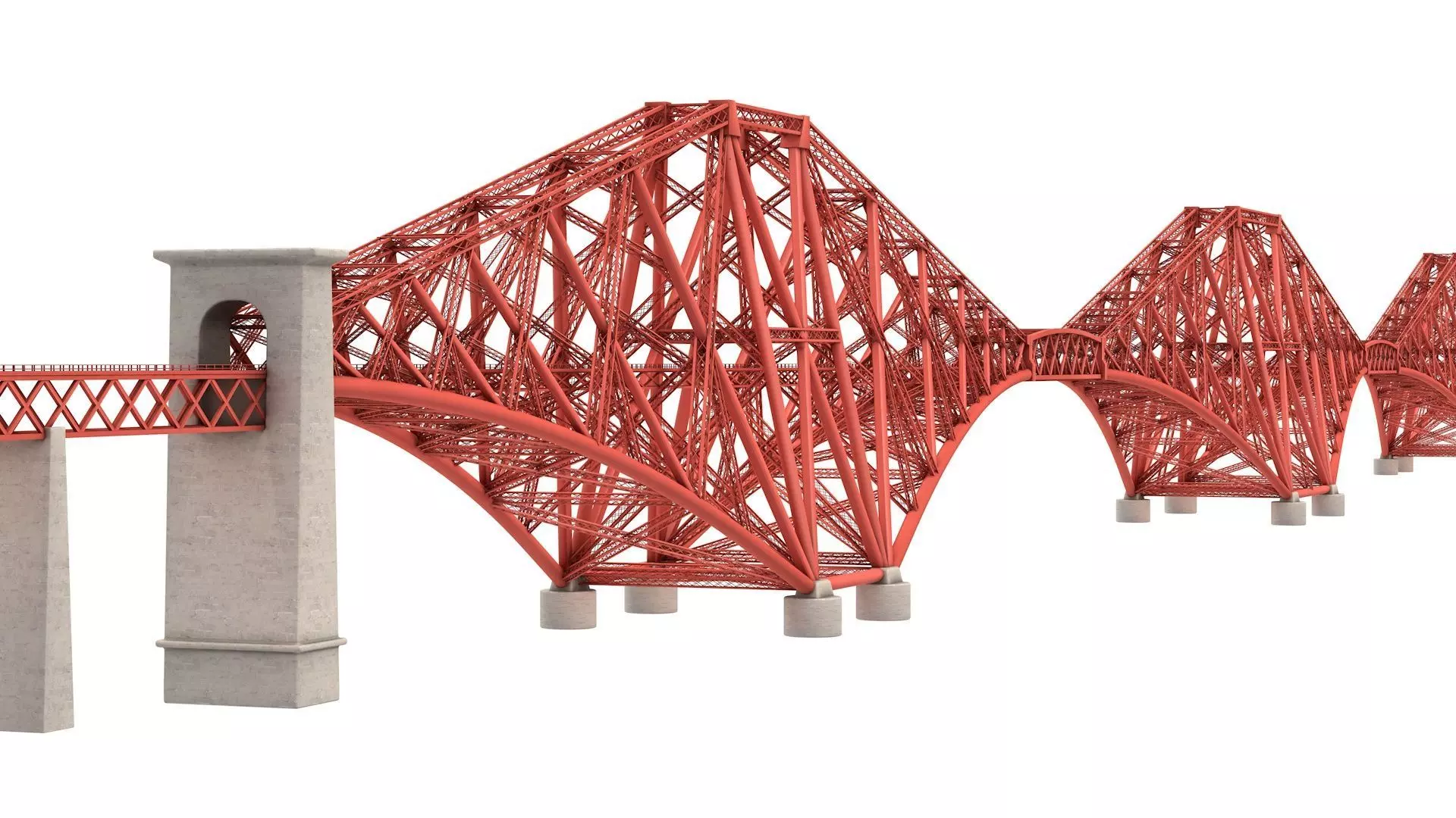 Forth Bridge 3D model_0
