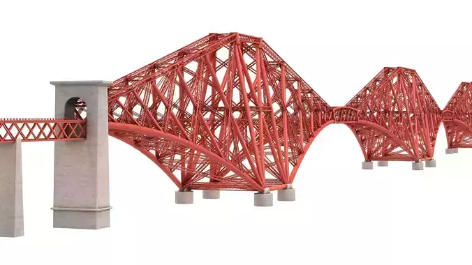Forth Bridge 3D model