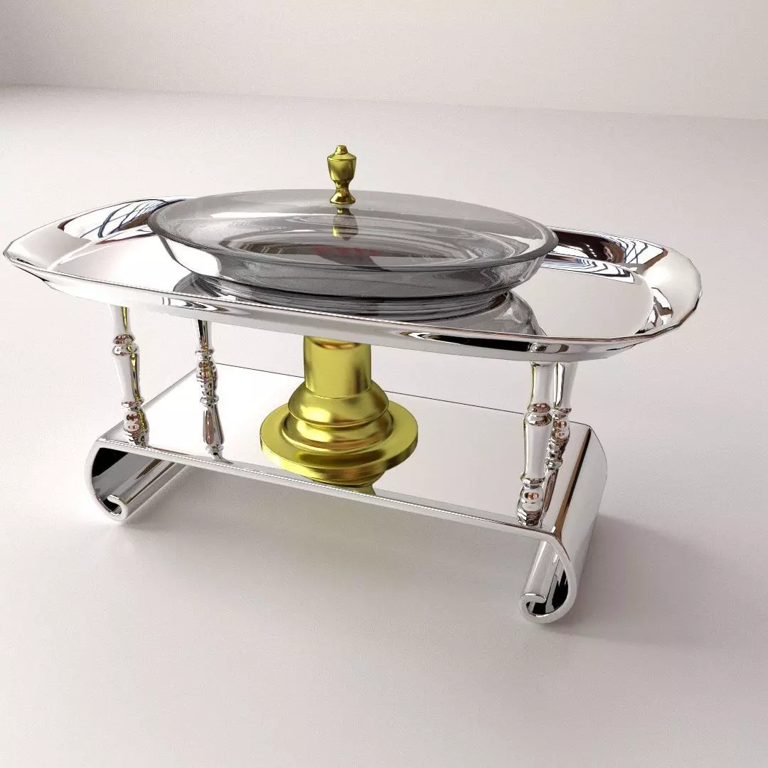 Chafing Dish Stand 3D model_0