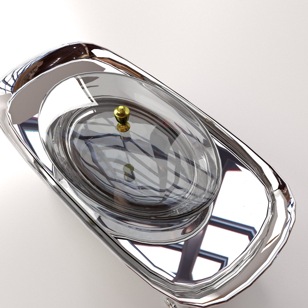 Chafing Dish Stand 3D model_1