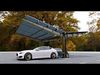 Y Type 2x2 Car Solar Carport 3D model_1
