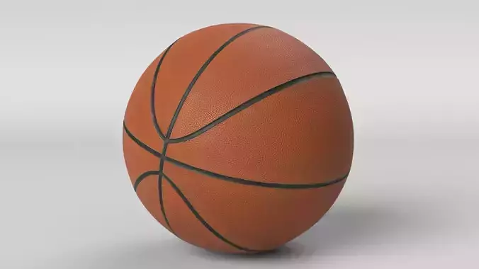 Basketball Low-poly 3D model