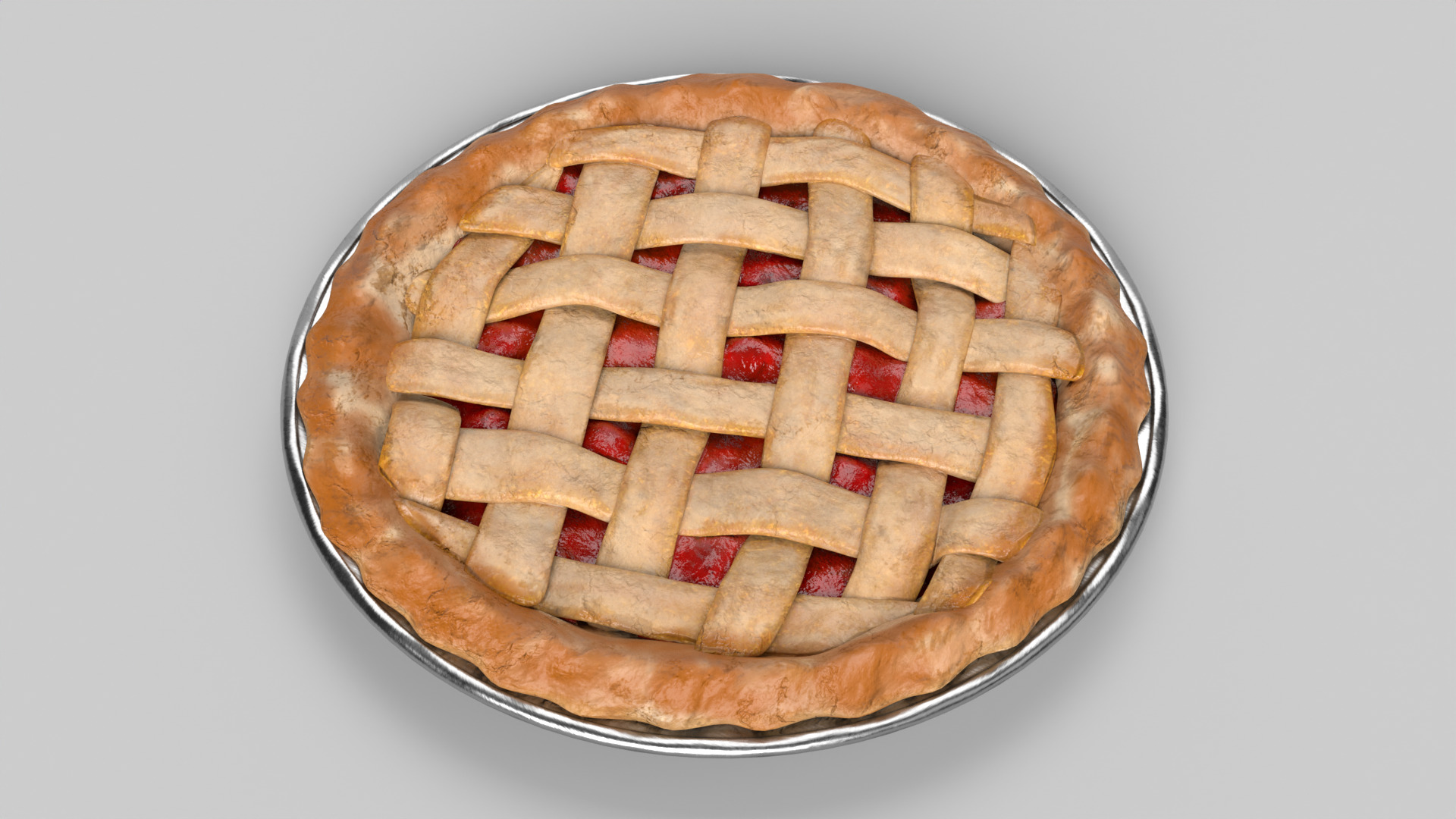 Cherry Pie 3D model_6