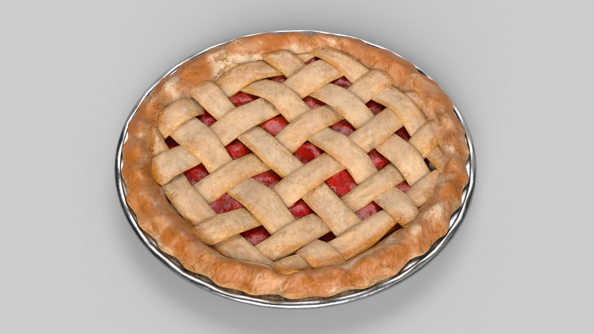 Cherry Pie 3D model_5