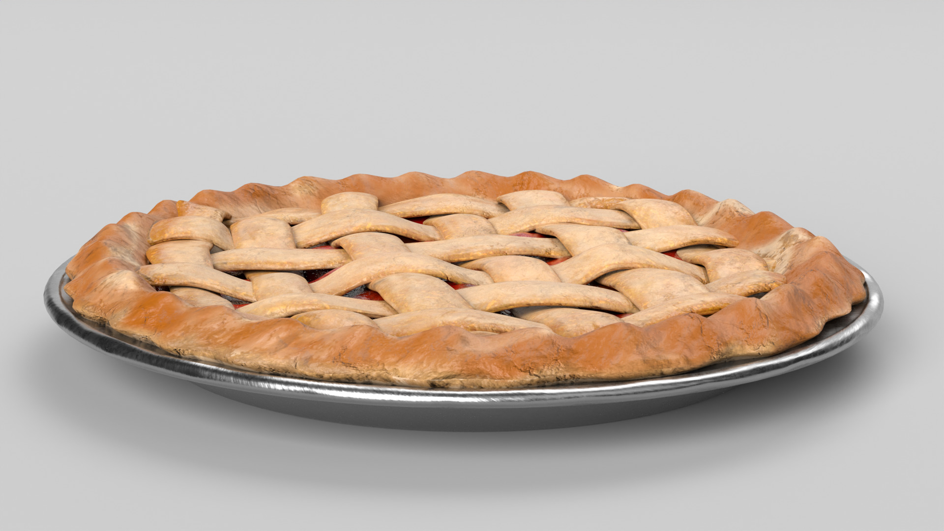 Cherry Pie 3D model_2