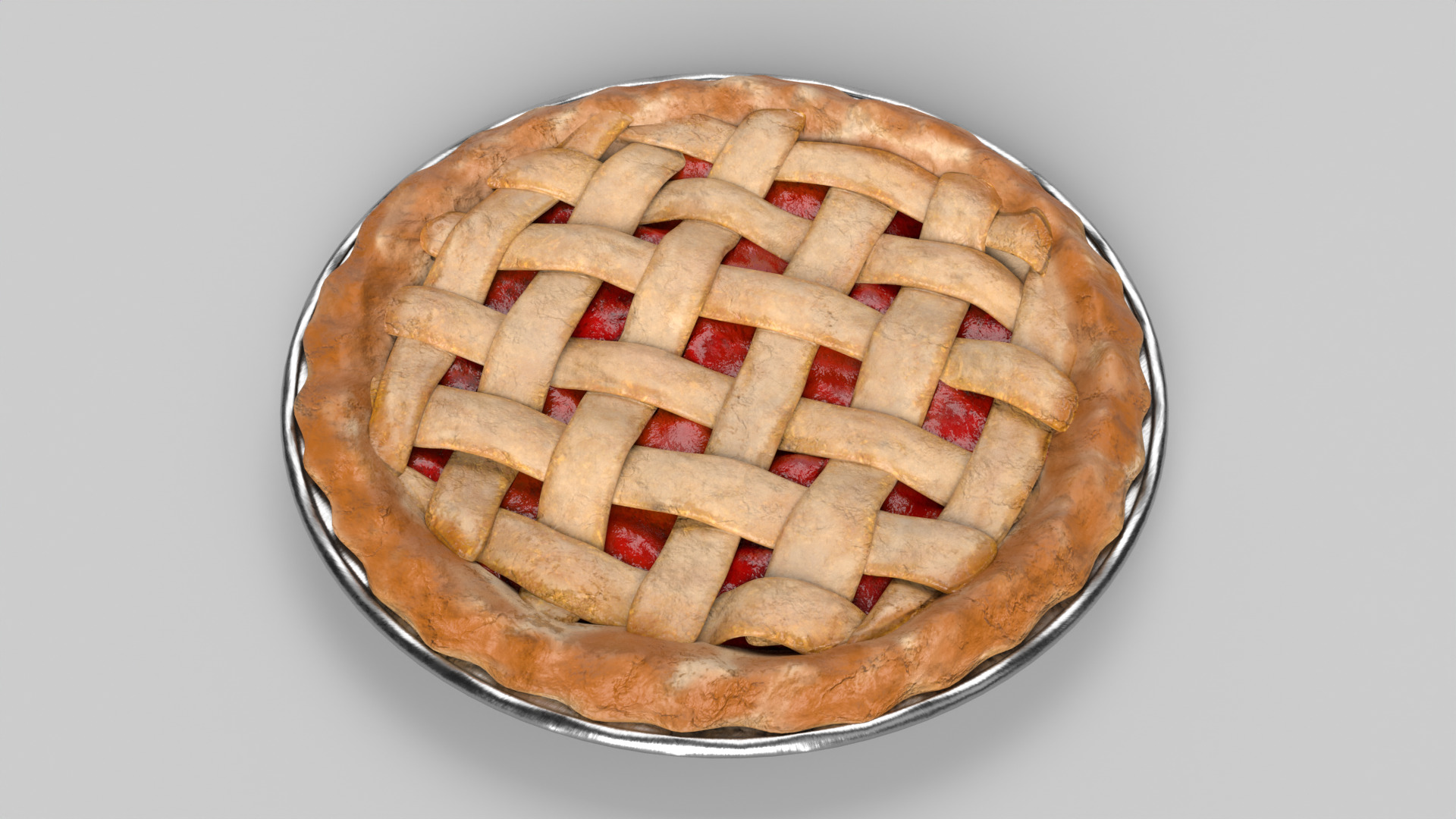 Cherry Pie 3D model_8