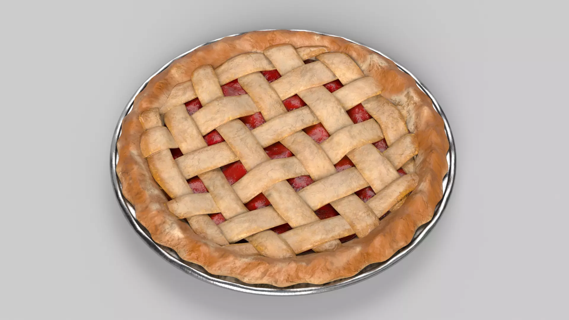 Cherry Pie 3D model_0