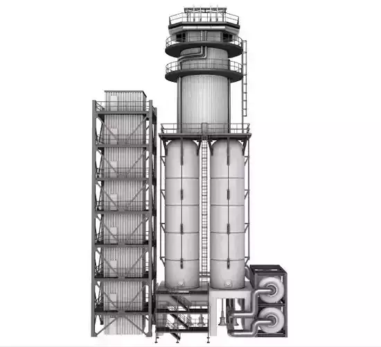 Refinery Module 3D model