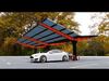 Y Type 4x2 Car Solar Carport 3D model_2