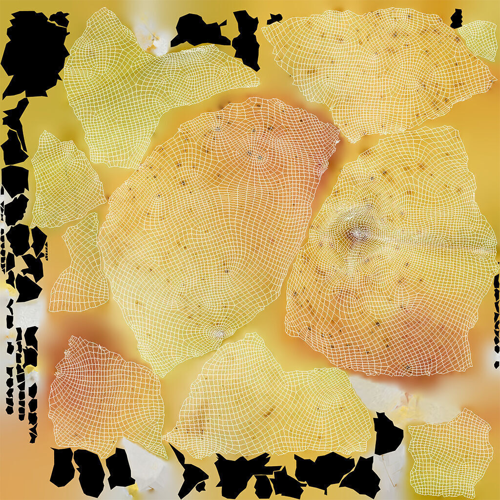 Apricot Low-poly 3D model_7