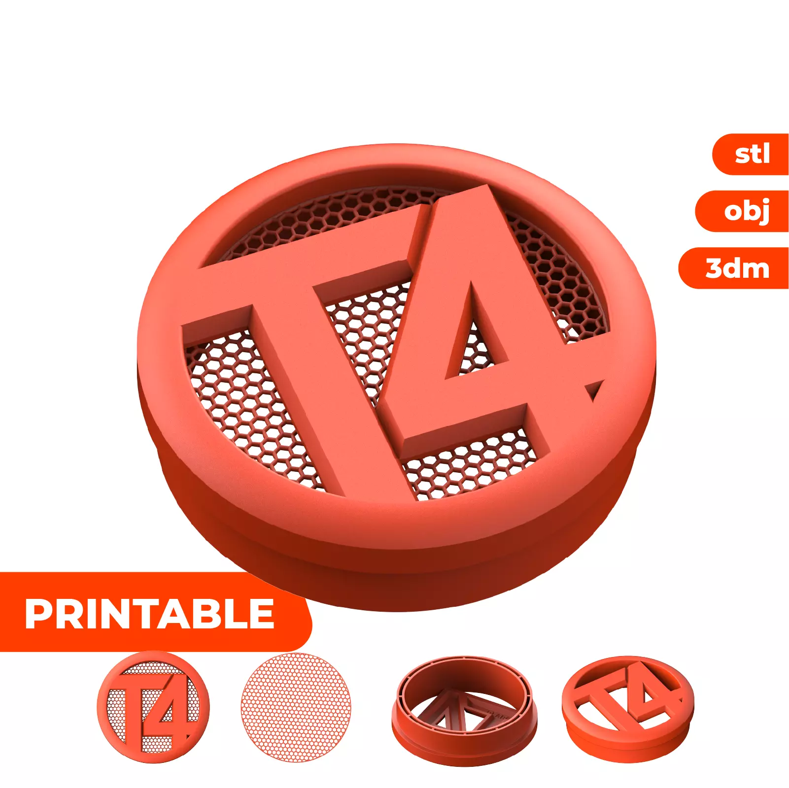 VW T4 Front Badge 3D print model