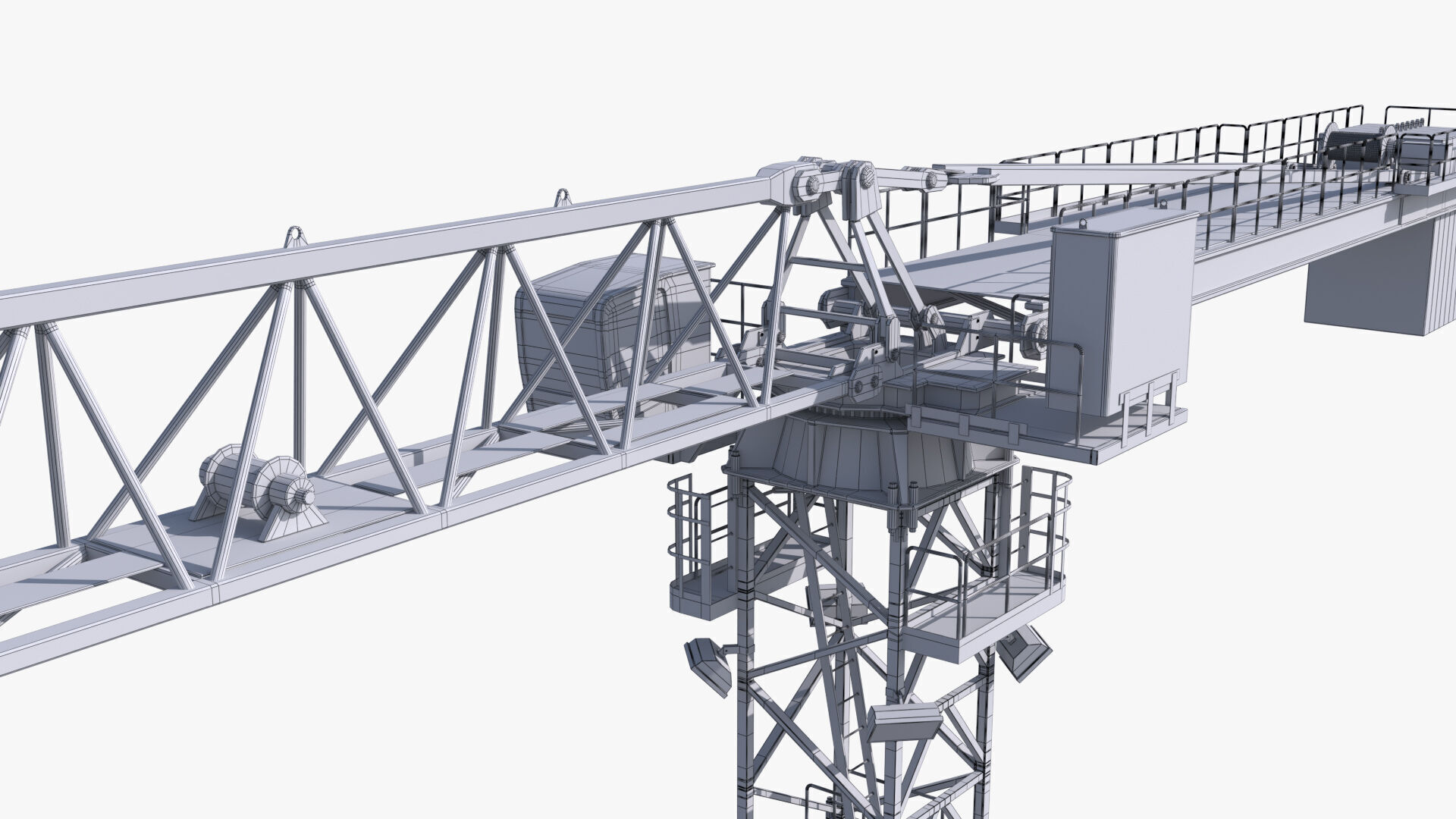 Under Construction Scene Low-poly 3D model_19