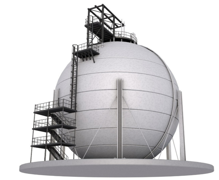 Refinery Module 3D model_2