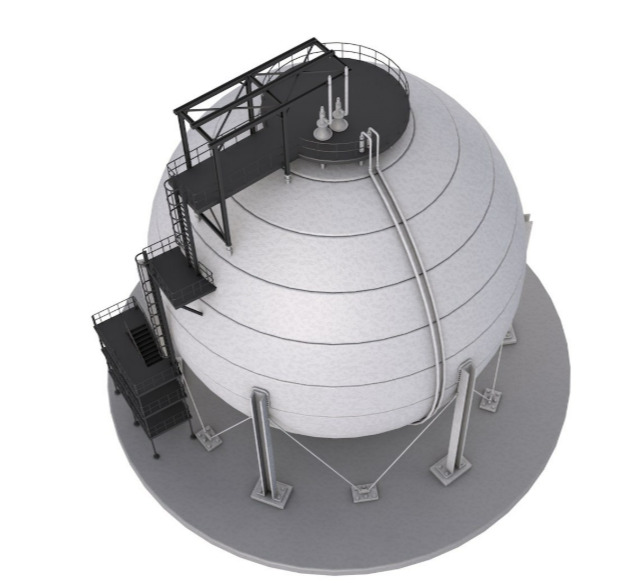 Refinery Module 3D model_1
