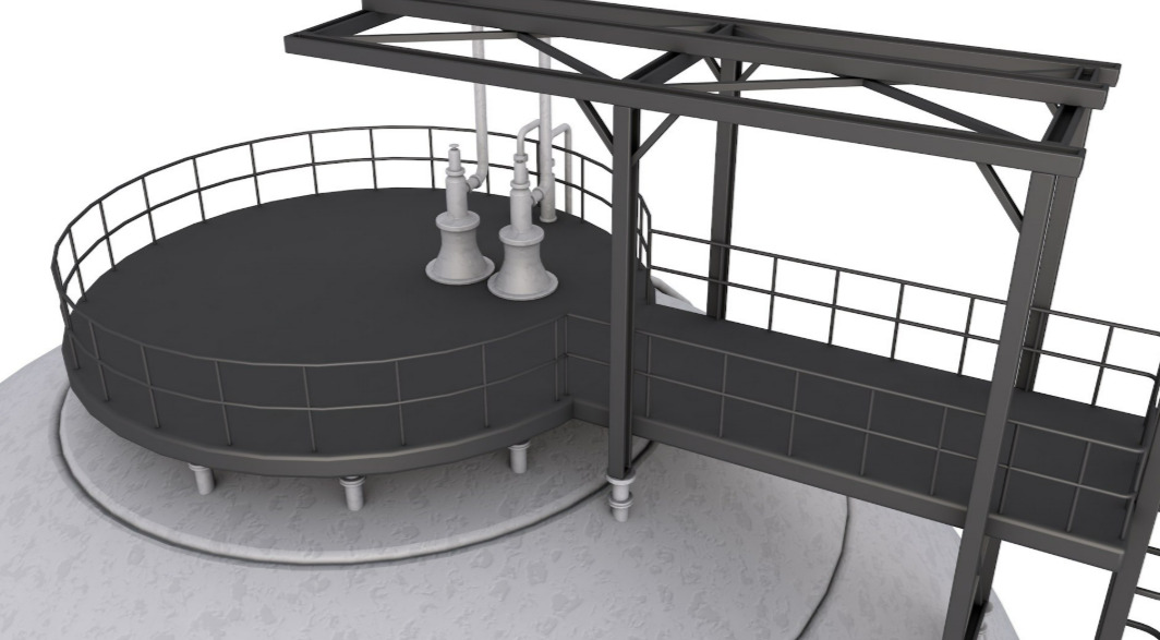 Refinery Module 3D model_8