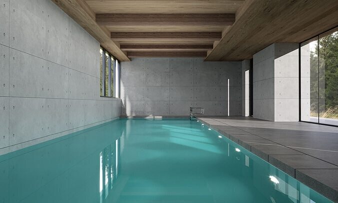 SWIMMING POOL NO80 A 3D model