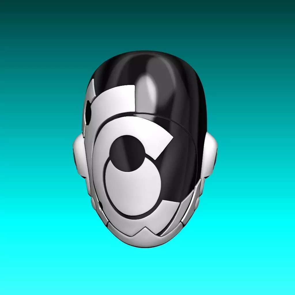 Murderbot Mask 3D Model 3D print model_0