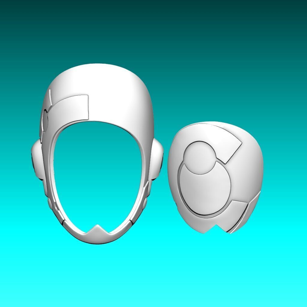 Murderbot Mask 3D Model 3D print model_22