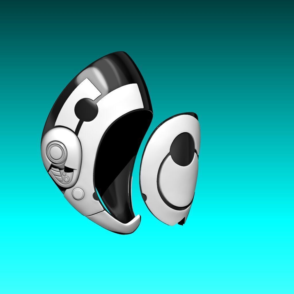 Murderbot Mask 3D Model 3D print model_6