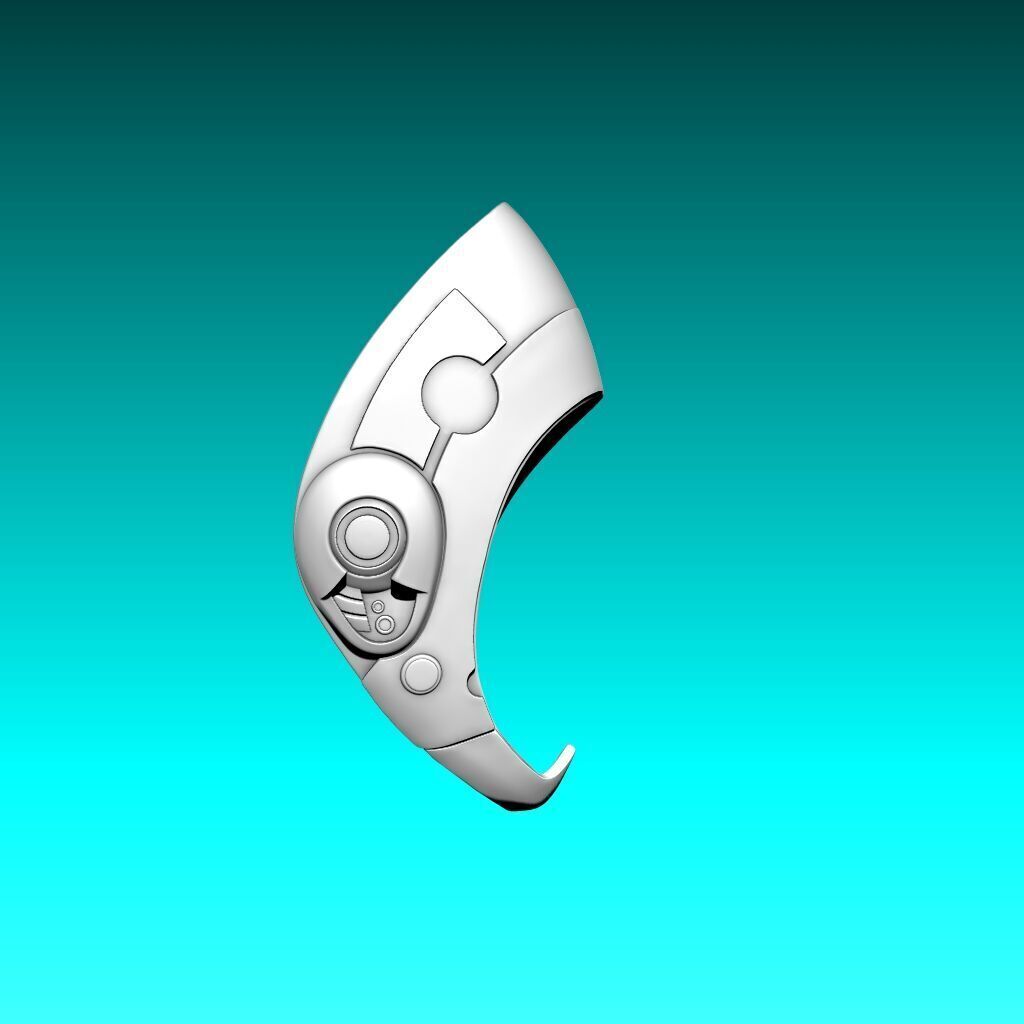 Murderbot Mask 3D Model 3D print model_21