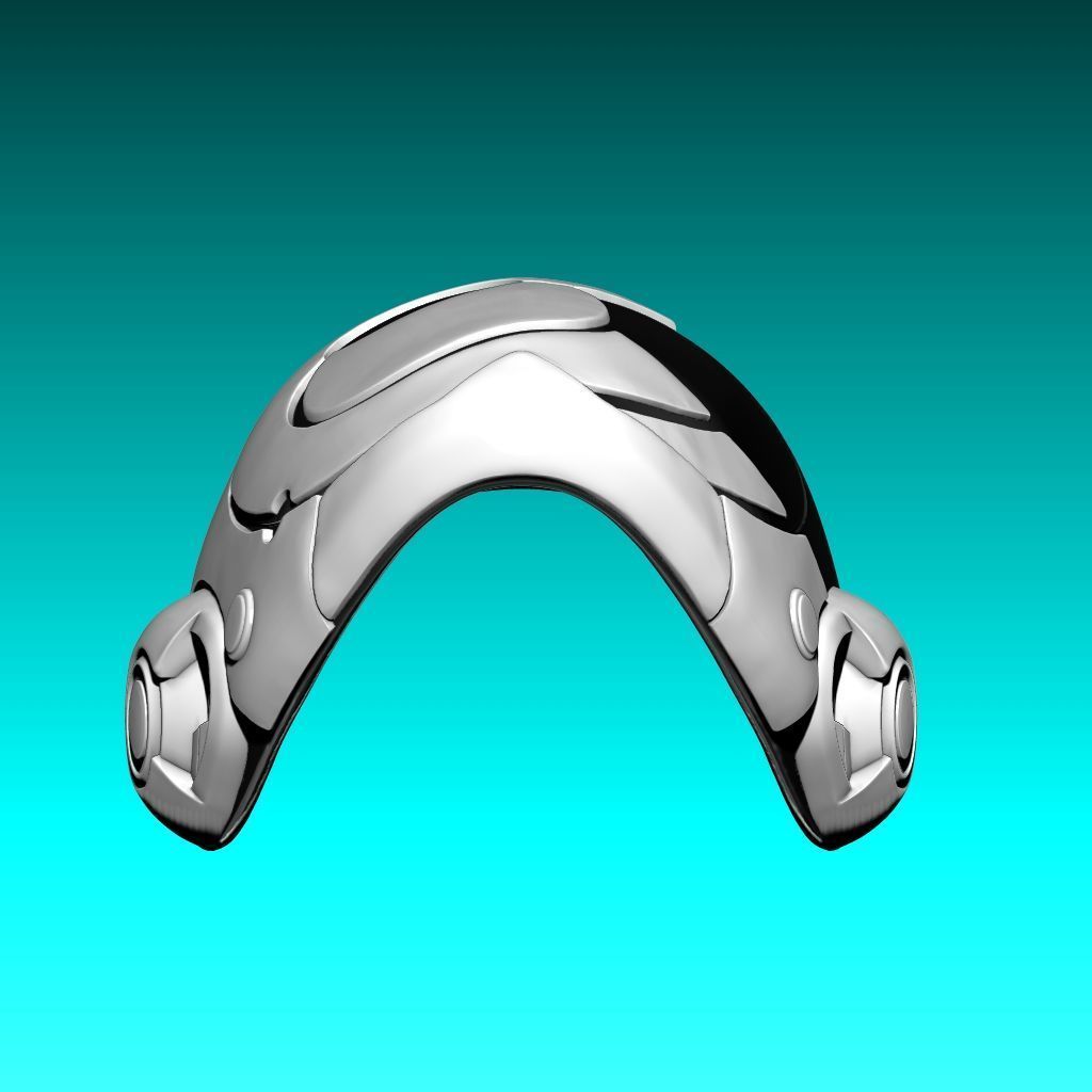 Murderbot Mask 3D Model 3D print model_8