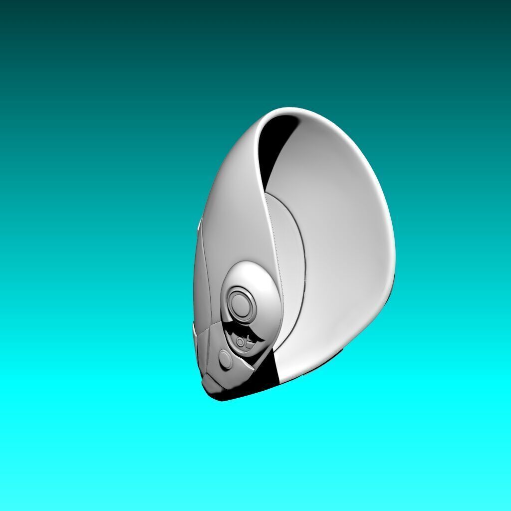 Murderbot Mask 3D Model 3D print model_15