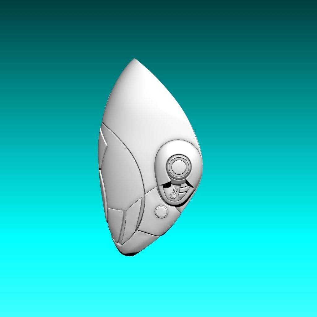 Murderbot Mask 3D Model 3D print model_16