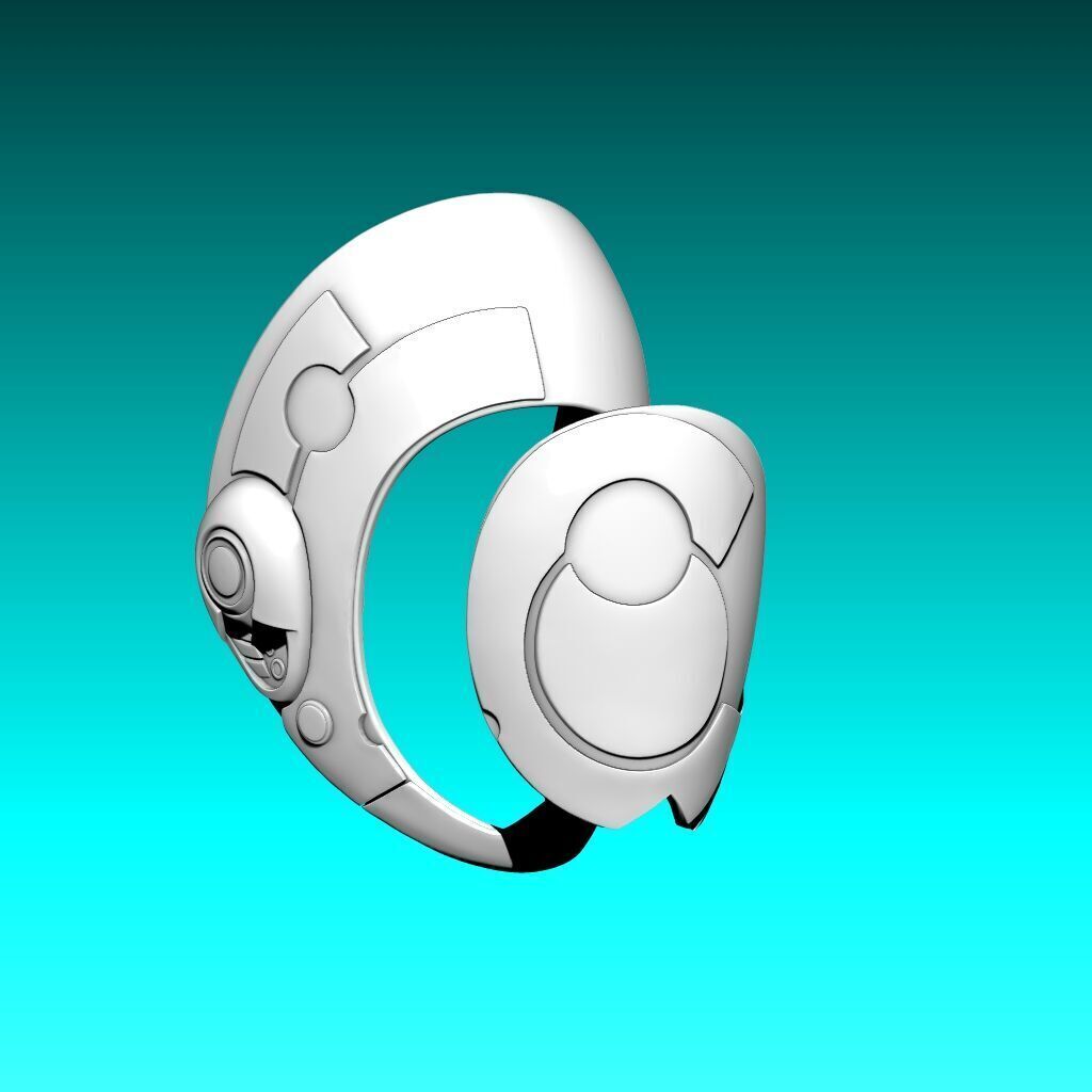 Murderbot Mask 3D Model 3D print model_18