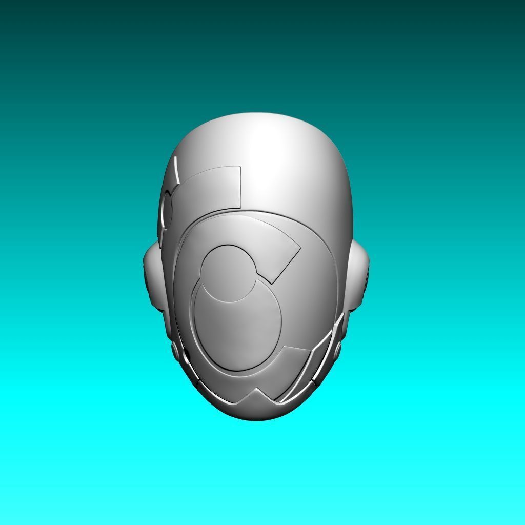 Murderbot Mask 3D Model 3D print model_23