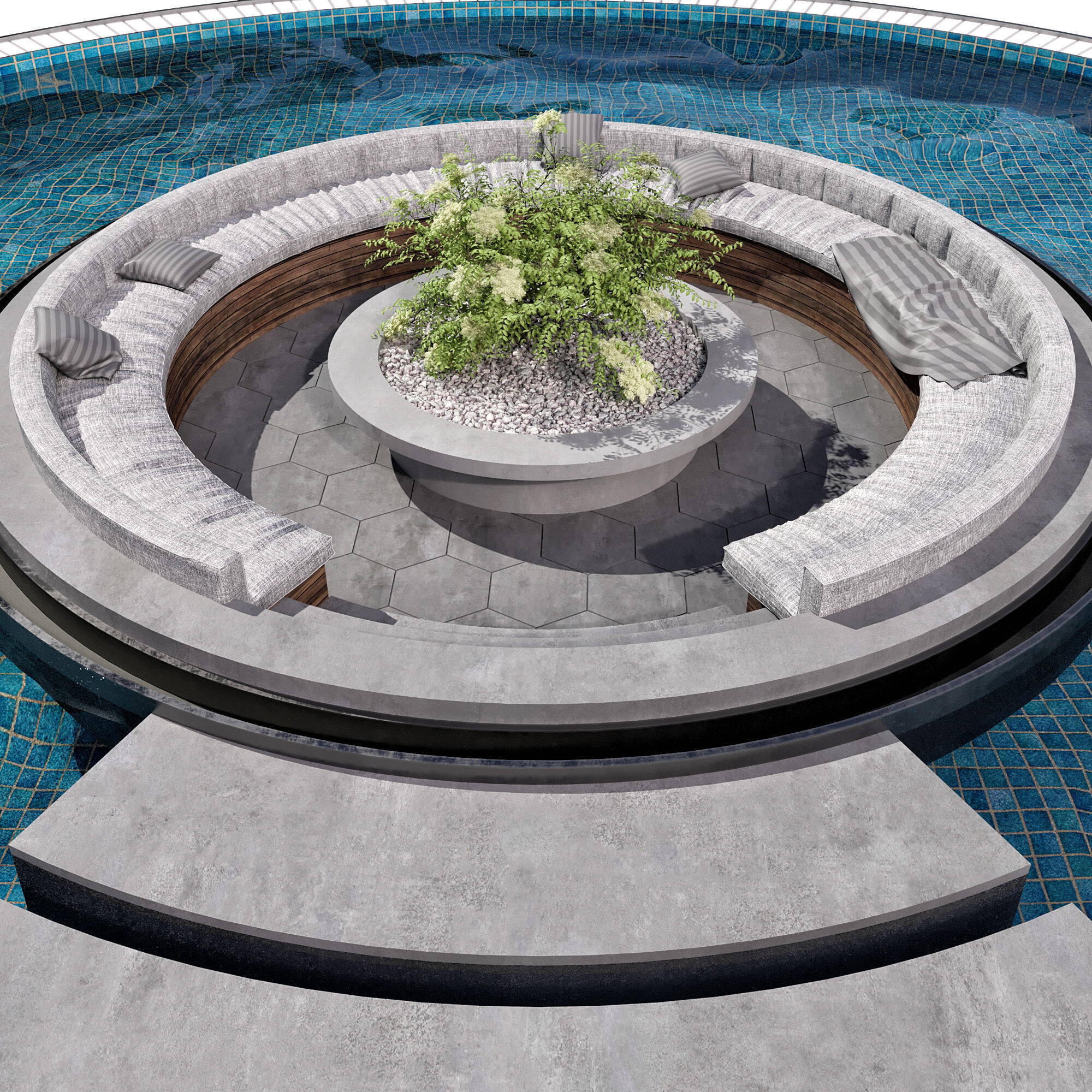 SWIMMING POOL NO79 A 3D model_4