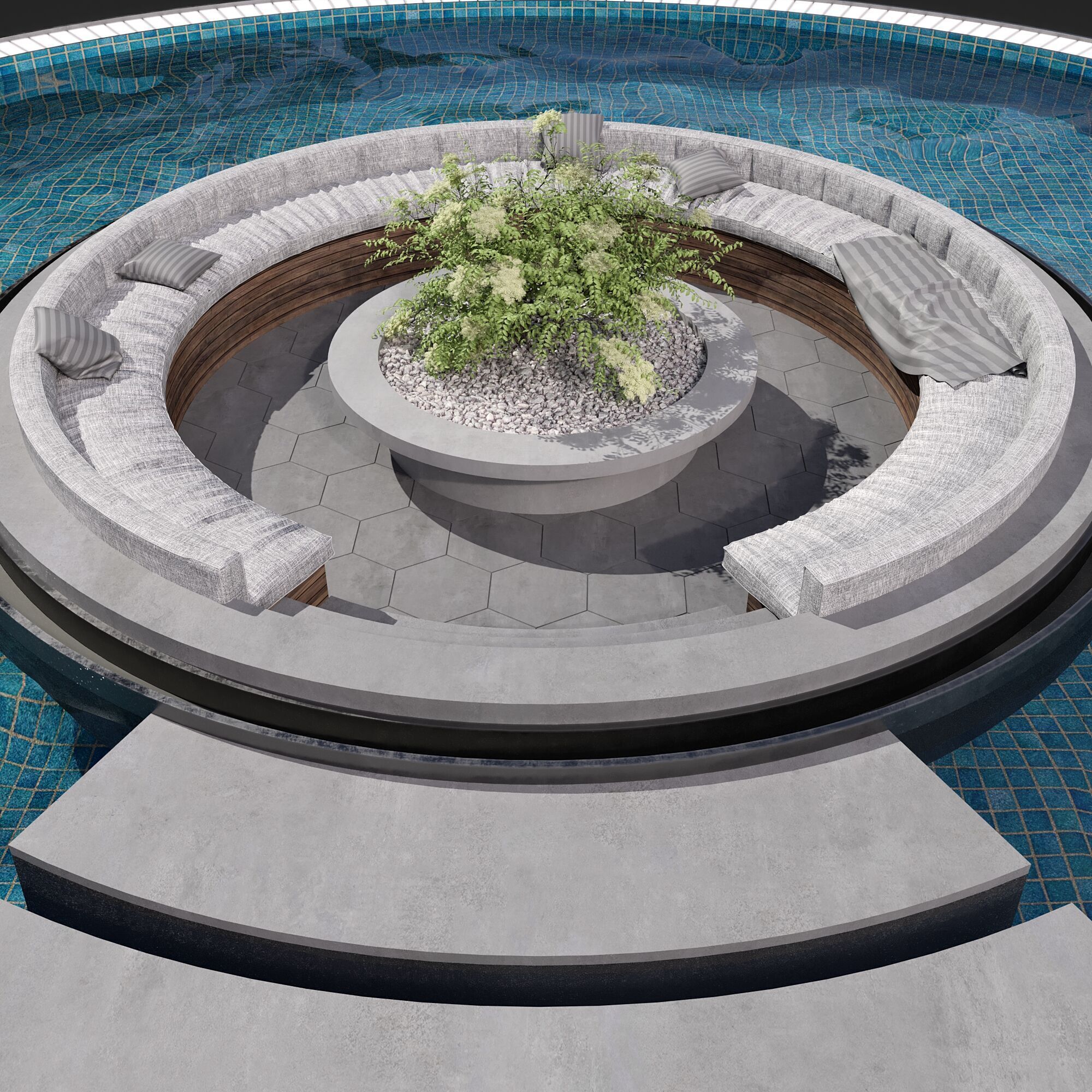 SWIMMING POOL NO79 A 3D model_2