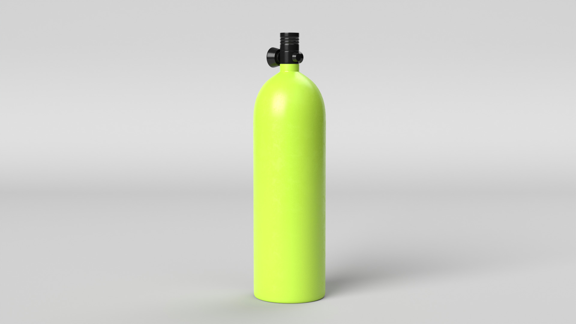 Scuba Tank Low-poly 3D model_5