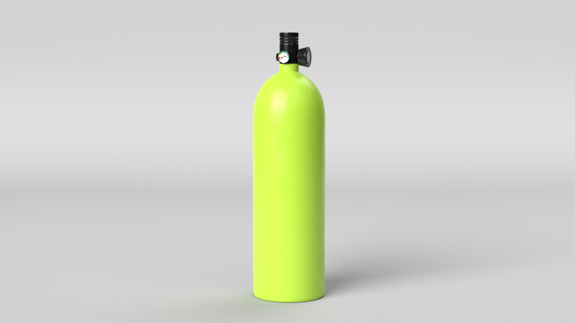 Scuba Tank Low-poly 3D model_10