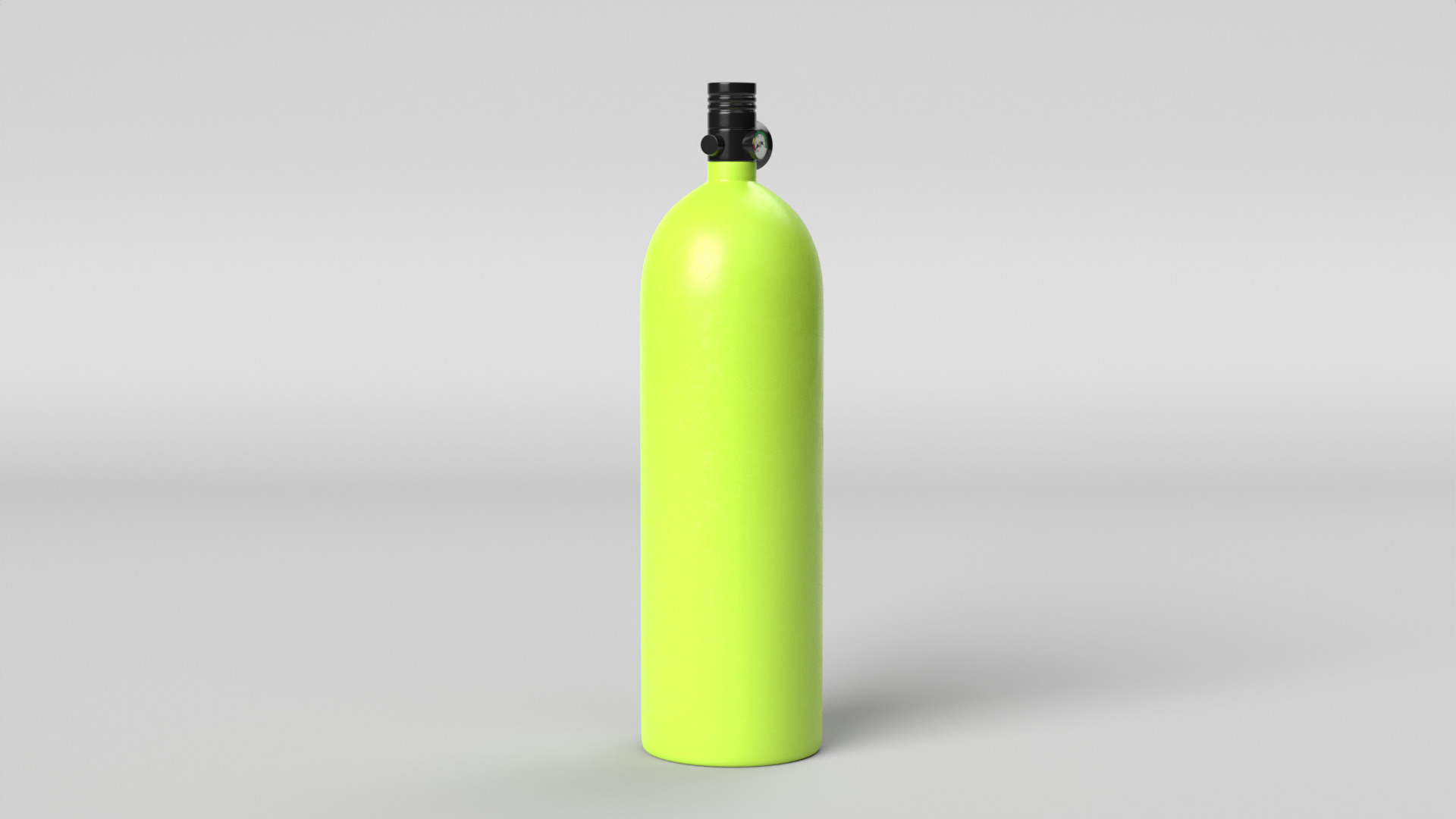 Scuba Tank Low-poly 3D model_3