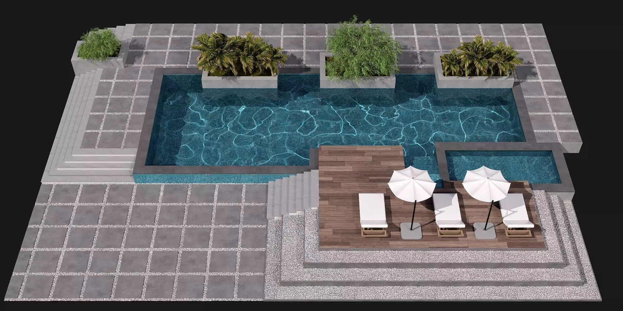 SWIMMING POOL NO76 A 3D model