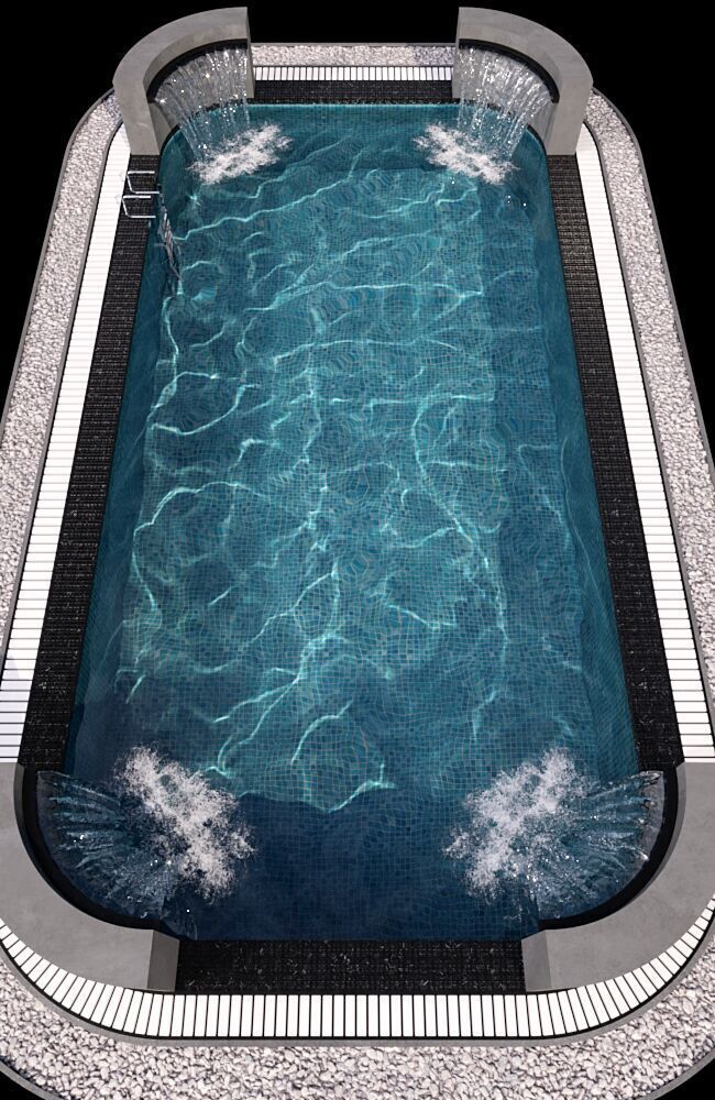 SWIMMING POOL NO74 A 3D model_3
