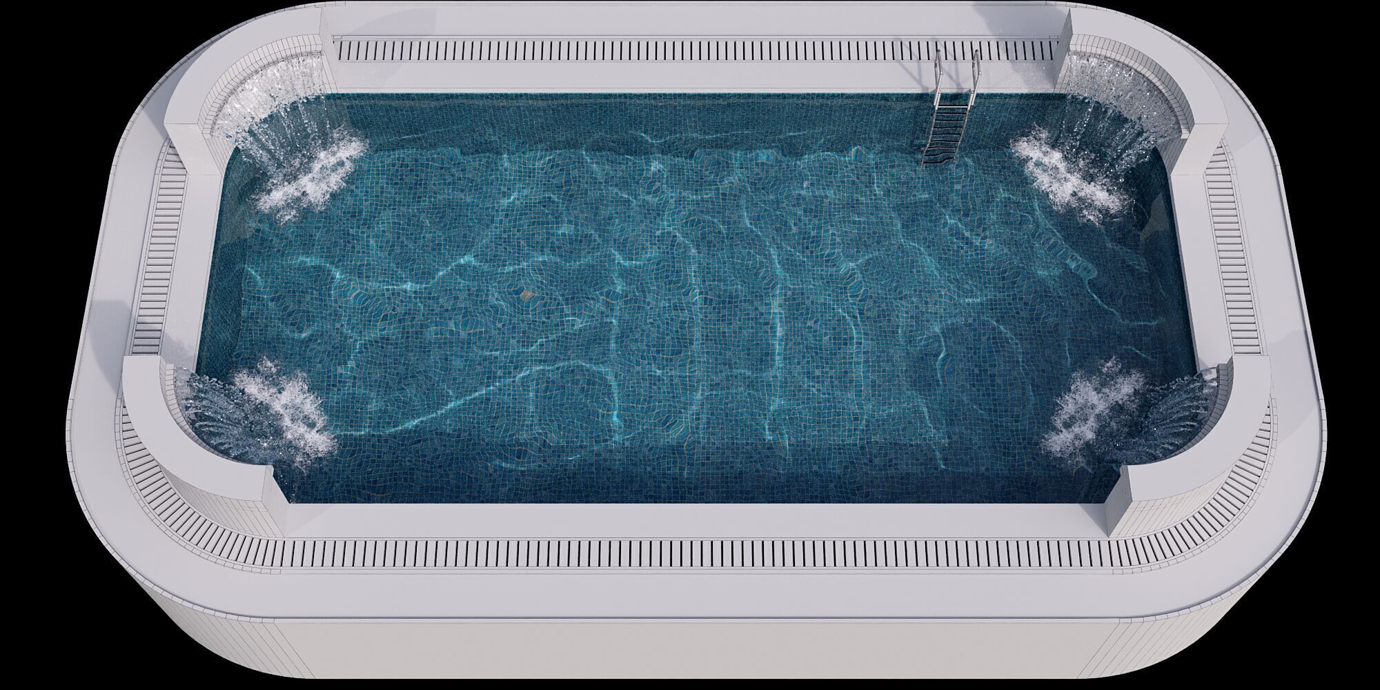 SWIMMING POOL NO74 A 3D model_11