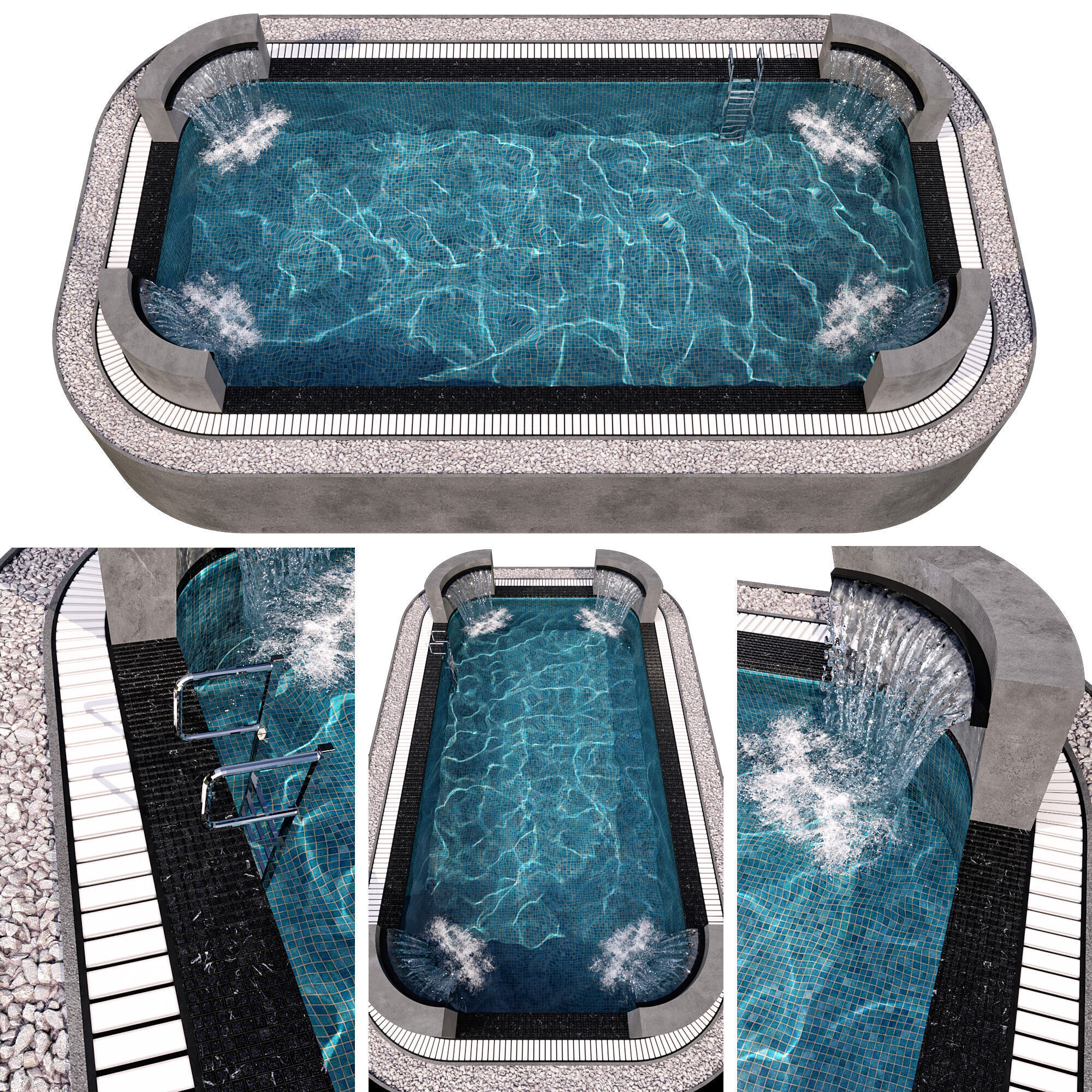 SWIMMING POOL NO74 A 3D model_1