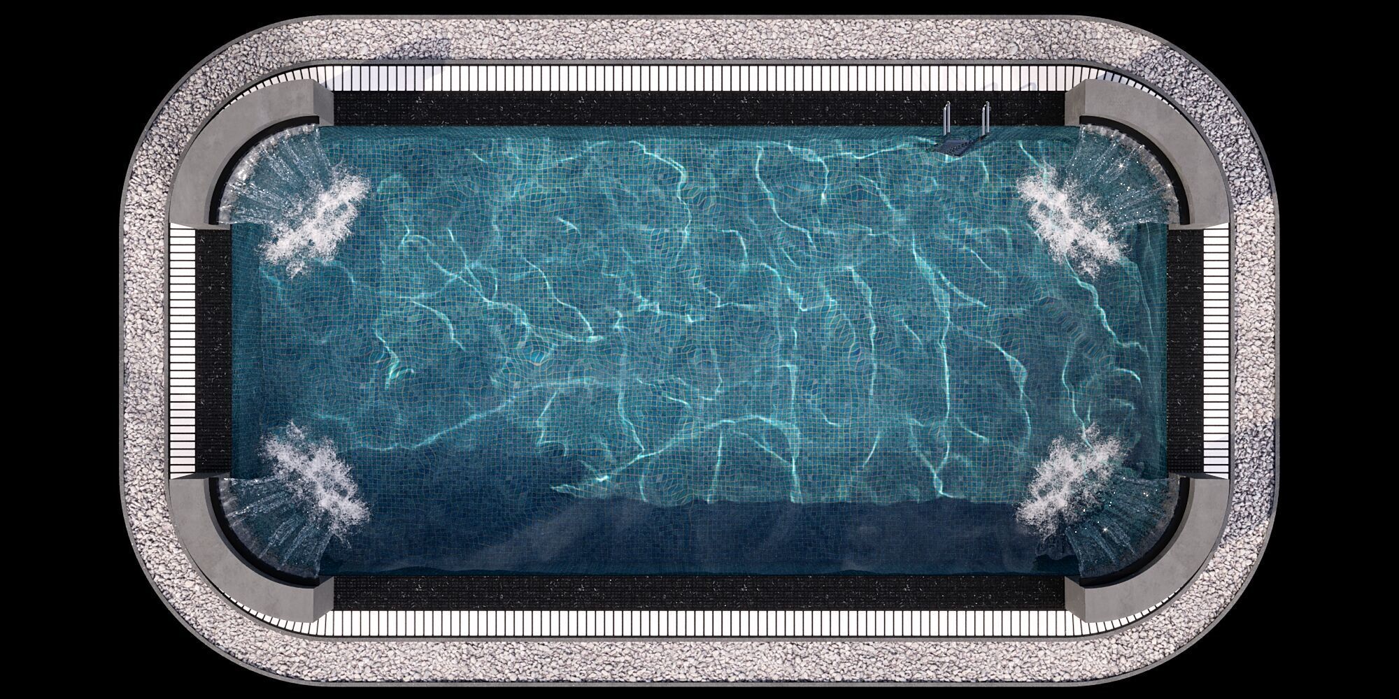 SWIMMING POOL NO74 A 3D model_2