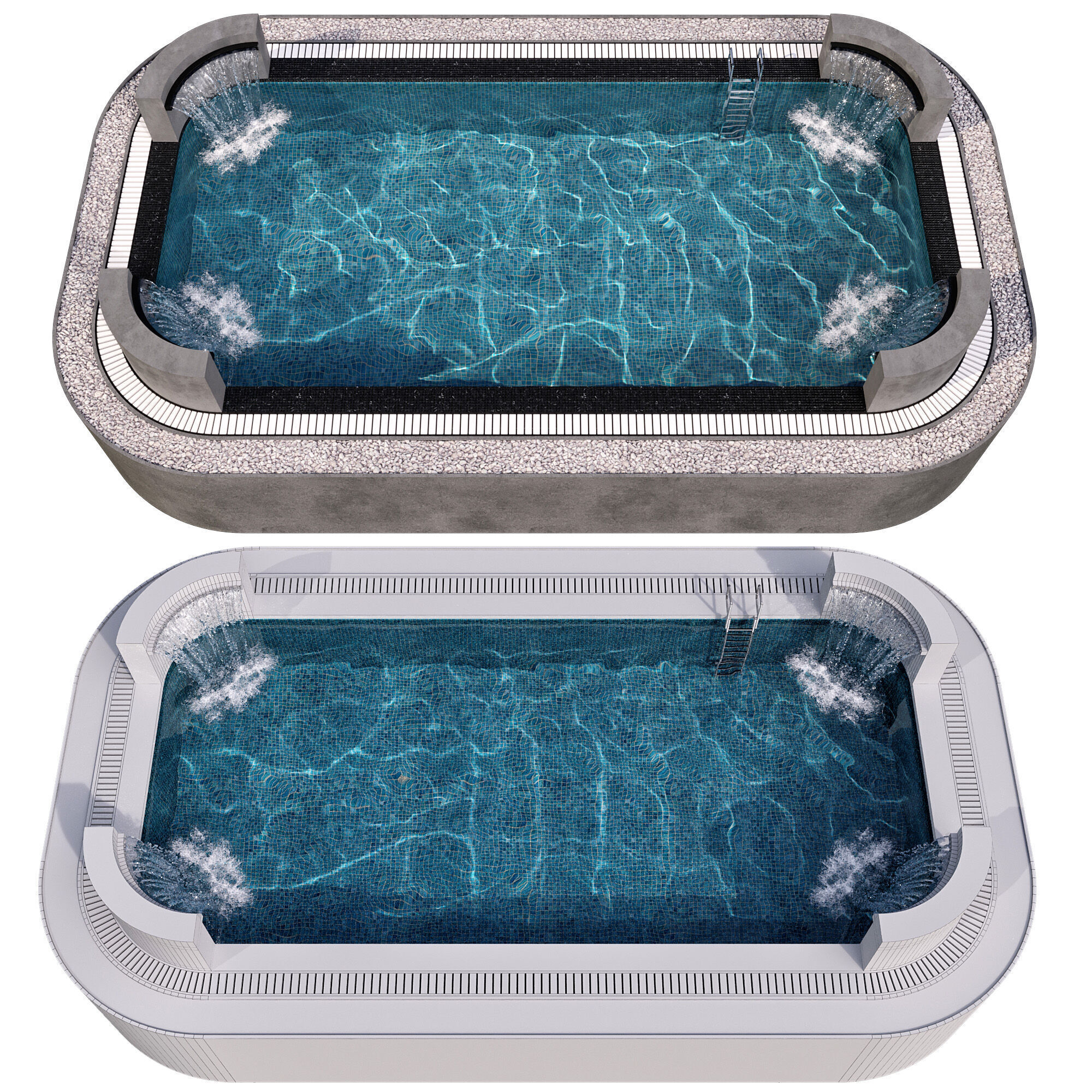 SWIMMING POOL NO74 A 3D model_10